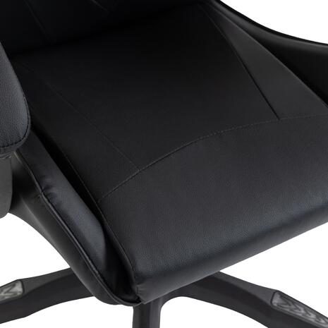 ΚΑΡΕΚΛΑ GAMING STRATUS HM1231.01 ΜΑΥΡΟ PVC--ΜΕ ΜΑΞIΛΑΡΑΚΙΑ ΜΕΣΗΣ/ΚΕΦΑΛΗΣ 62x62x119Υεκ