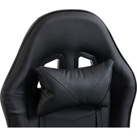 ΚΑΡΕΚΛΑ GAMING STRATUS HM1231.01 ΜΑΥΡΟ PVC--ΜΕ ΜΑΞIΛΑΡΑΚΙΑ ΜΕΣΗΣ/ΚΕΦΑΛΗΣ 62x62x119Υεκ