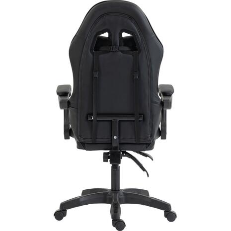 ΚΑΡΕΚΛΑ GAMING STRATUS HM1231.01 ΜΑΥΡΟ PVC--ΜΕ ΜΑΞIΛΑΡΑΚΙΑ ΜΕΣΗΣ/ΚΕΦΑΛΗΣ 62x62x119Υεκ
