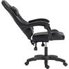 ΚΑΡΕΚΛΑ GAMING STRATUS HM1231.01 ΜΑΥΡΟ PVC--ΜΕ ΜΑΞIΛΑΡΑΚΙΑ ΜΕΣΗΣ/ΚΕΦΑΛΗΣ 62x62x119Υεκ
