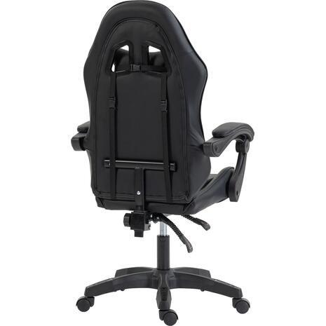 ΚΑΡΕΚΛΑ GAMING STRATUS HM1231.01 ΜΑΥΡΟ PVC--ΜΕ ΜΑΞIΛΑΡΑΚΙΑ ΜΕΣΗΣ/ΚΕΦΑΛΗΣ 62x62x119Υεκ