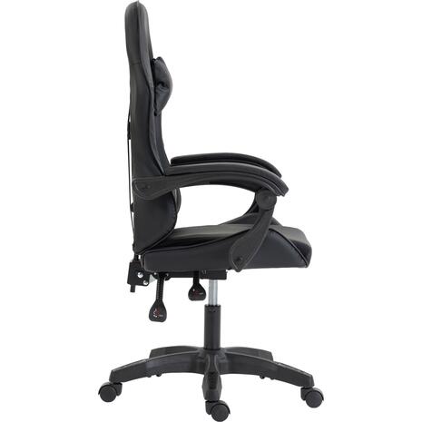 ΚΑΡΕΚΛΑ GAMING STRATUS HM1231.01 ΜΑΥΡΟ PVC--ΜΕ ΜΑΞIΛΑΡΑΚΙΑ ΜΕΣΗΣ/ΚΕΦΑΛΗΣ 62x62x119Υεκ