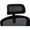 ΚΑΡΕΚΛΑ ΓΡΑΦΕΙΟΥ FLOATER HM1230.01 ΜΑΥΡO MESH & PP 62x62x106-116Υεκ