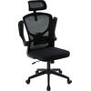 ΚΑΡΕΚΛΑ ΓΡΑΦΕΙΟΥ FLOATER HM1230.01 ΜΑΥΡO MESH & PP 62x62x106-116Υεκ