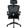ΚΑΡΕΚΛΑ ΓΡΑΦΕΙΟΥ FLOATER HM1230.01 ΜΑΥΡO MESH & PP 62x62x106-116Υεκ