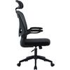 ΚΑΡΕΚΛΑ ΓΡΑΦΕΙΟΥ FLOATER HM1230.01 ΜΑΥΡO MESH & PP 62x62x106-116Υεκ