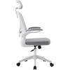 ΚΑΡΕΚΛΑ ΓΡΑΦΕΙΟΥ FLOATER HM1230.02 ΛΕΥΚΟ PP--ΑΝΟΙΧΤΟ ΓΚΡΙ MESH 62x62x106-116Υεκ