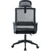 ΚΑΡΕΚΛΑ ΓΡΑΦΕΙΟΥ VELOCITY HM1229.01 ΜΑΥΡO MESH & PP 61x62x123Υεκ