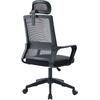 ΚΑΡΕΚΛΑ ΓΡΑΦΕΙΟΥ VELOCITY HM1229.01 ΜΑΥΡO MESH & PP 61x62x123Υεκ