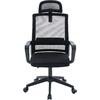 ΚΑΡΕΚΛΑ ΓΡΑΦΕΙΟΥ VELOCITY HM1229.01 ΜΑΥΡO MESH & PP 61x62x123Υεκ