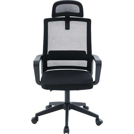 ΚΑΡΕΚΛΑ ΓΡΑΦΕΙΟΥ VELOCITY HM1229.01 ΜΑΥΡO MESH & PP 61x62x123Υεκ
