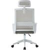 ΚΑΡΕΚΛΑ ΓΡΑΦΕΙΟΥ VELOCITY HM1229.02 ΛΕΥΚΟ PP--ΑΝΟΙΧΤΟ ΓΚΡΙ MESH 61x62x123Υεκ