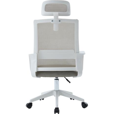 ΚΑΡΕΚΛΑ ΓΡΑΦΕΙΟΥ VELOCITY HM1229.02 ΛΕΥΚΟ PP--ΑΝΟΙΧΤΟ ΓΚΡΙ MESH 61x62x123Υεκ