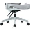ΚΑΡΕΚΛΑ ΓΡΑΦΕΙΟΥ APEX HM1227.02 ΛΕΥΚΟ PP--ΑΝΟΙΧΤΟ ΓΚΡΙ MESH 68x68x120-130Υεκ
