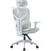 ΚΑΡΕΚΛΑ ΓΡΑΦΕΙΟΥ APEX HM1227.02 ΛΕΥΚΟ PP--ΑΝΟΙΧΤΟ ΓΚΡΙ MESH 68x68x120-130Υεκ