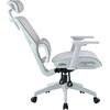 ΚΑΡΕΚΛΑ ΓΡΑΦΕΙΟΥ APEX HM1227.02 ΛΕΥΚΟ PP--ΑΝΟΙΧΤΟ ΓΚΡΙ MESH 68x68x120-130Υεκ