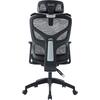 ΚΑΡΕΚΛΑ ΓΡΑΦΕΙΟΥ APEX HM1227.01 ΜΑΥΡO MESH & PP 68x68x120-130Υεκ