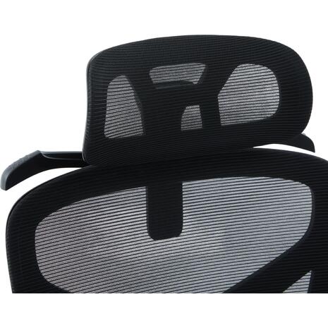 ΚΑΡΕΚΛΑ ΓΡΑΦΕΙΟΥ APEX HM1227.01 ΜΑΥΡO MESH & PP 68x68x120-130Υεκ