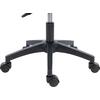 ΚΑΡΕΚΛΑ ΓΡΑΦΕΙΟΥ MATRON HM1226.01 ΜΑΥΡO PP & MESH ΥΦΑΣΜΑ 47x47x128Υεκ