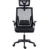 ΚΑΡΕΚΛΑ ΓΡΑΦΕΙΟΥ MATRON HM1226.01 ΜΑΥΡO PP & MESH ΥΦΑΣΜΑ 47x47x128Υεκ