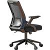 ΚΑΡΕΚΛΑ ΓΡΑΦΕΙΟΥ ZENITH HM1225.01 PP & MESH ΥΦΑΣΜΑ--ΜΑΥΡΟ 60x60x92-100Υεκ