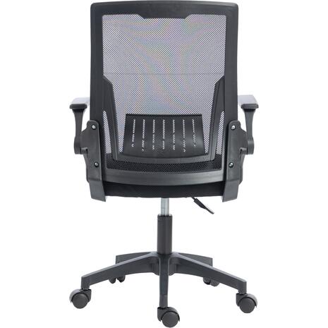 ΚΑΡΕΚΛΑ ΓΡΑΦΕΙΟΥ ZENITH HM1225.01 PP & MESH ΥΦΑΣΜΑ--ΜΑΥΡΟ 60x60x92-100Υεκ