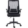 ΚΑΡΕΚΛΑ ΓΡΑΦΕΙΟΥ ZENITH HM1225.01 PP & MESH ΥΦΑΣΜΑ--ΜΑΥΡΟ 60x60x92-100Υεκ