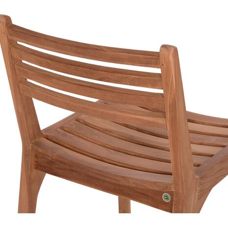ΚΑΡΕΚΛΑ ΕΞΩΤ.ΧΩΡΟΥ PAVEL HM6615 ΞΥΛΟ TEAK--ΦΥΣΙΚΟ ΧΡΩΜΑ 46x54x78Υεκ.