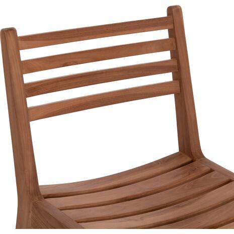 ΚΑΡΕΚΛΑ ΕΞΩΤ.ΧΩΡΟΥ PAVEL HM6615 ΞΥΛΟ TEAK--ΦΥΣΙΚΟ ΧΡΩΜΑ 46x54x78Υεκ.