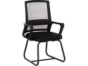 ΚΑΡΕΚΛΑ ΕΠΙΣΚΕΠΤΗ CASTER HM1228.01 PP--MESH--ΜΕΤΑΛΛΟ ΜΑΥΡΟ 46x52x94Υεκ (σετ 2 τεμαχίων)