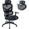 ΚΑΡΕΚΛΑ ΓΡΑΦΕΙΟΥ APEX HM1227.01 ΜΑΥΡO MESH & PP 68x68x120-130Υεκ