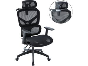 ΚΑΡΕΚΛΑ ΓΡΑΦΕΙΟΥ APEX HM1227.01 ΜΑΥΡO MESH & PP 70x66x113-130Υεκ