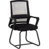 ΚΑΡΕΚΛΑ ΕΠΙΣΚΕΠΤΗ CASTER HM1228.01 PP--MESH--ΜΕΤΑΛΛΟ ΜΑΥΡΟ 46x52x94Υεκ (σετ 2 τεμαχίων)