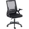 ΚΑΡΕΚΛΑ ΓΡΑΦΕΙΟΥ ZENITH HM1225.01 PP & MESH ΥΦΑΣΜΑ--ΜΑΥΡΟ 60x60x92-100Υεκ