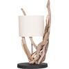 ΕΠΙΤΡΑΠΕΖΙΟ ΦΩΤΙΣΤΙΚΟ BRAMBLE HM4873 DRIFTWOOD & ΛΕΥΚΟ ΚΑΠΕΛΟ Φ28x65Υεκ.