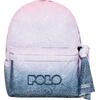 Τσάντα πλάτης 2+1 θέσεων POLO Original Double Scarf Gradient Ροζ / Μπλε ντεγκραντέ (901262-8412)