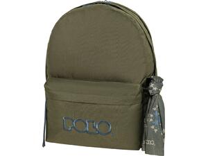 Τσάντα Πλάτης 2+1 θέσεων POLO Original Double Scarf Χακί / Πετρόλ (901235-6558)
