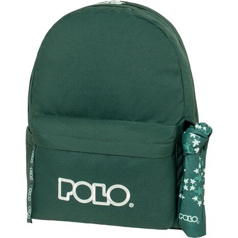 Τσάντα Πλάτης 2+1 θέσεων POLO Original Double Scarf Πράσινο σκούρο / Κυανό ανοιχτό (901235-6357)