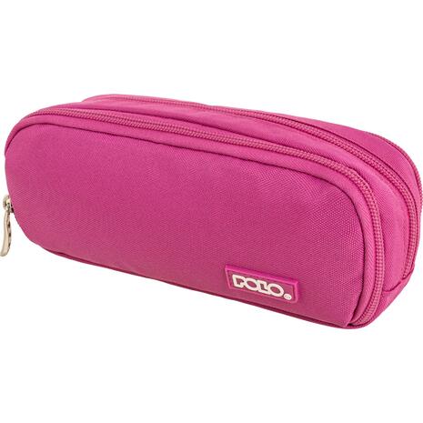 Κασετίνα οβάλ 3 θέσεων Polo Tres Magenta-Ματζέντα (937017-4300)