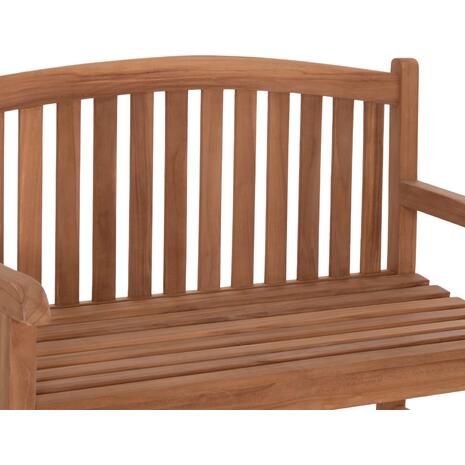ΠΑΓΚΑΚΙ ΚΗΠΟΥ 2ΘΕΣΙΟ ELENA HM6651 ΞΥΛΟ TEAK--ΦΥΣΙΚΟ 120x60x95Υεκ.