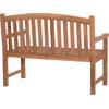 ΠΑΓΚΑΚΙ ΚΗΠΟΥ 2ΘΕΣΙΟ ELENA HM6651 ΞΥΛΟ TEAK--ΦΥΣΙΚΟ 120x60x95Υεκ.