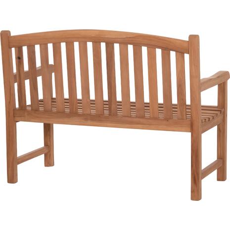 ΠΑΓΚΑΚΙ ΚΗΠΟΥ 2ΘΕΣΙΟ ELENA HM6651 ΞΥΛΟ TEAK--ΦΥΣΙΚΟ 120x60x95Υεκ.