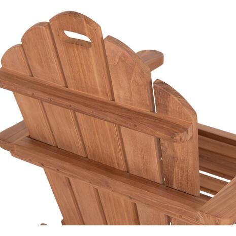 ΠΟΛΥΘΡΟΝΑ LOUNGE ΠΤΥΣΣΟΜΕΝΗ SKALL HM6619 ΞΥΛΟ TEAK ΦΥΣΙΚΟ 70.5x85x92Υεκ.