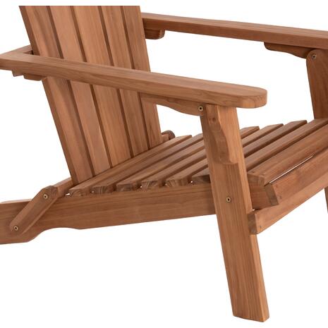 ΠΟΛΥΘΡΟΝΑ LOUNGE ΠΤΥΣΣΟΜΕΝΗ SKALL HM6619 ΞΥΛΟ TEAK ΦΥΣΙΚΟ 70.5x85x92Υεκ.