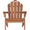 ΠΟΛΥΘΡΟΝΑ LOUNGE ΠΤΥΣΣΟΜΕΝΗ SKALL HM6619 ΞΥΛΟ TEAK ΦΥΣΙΚΟ 70.5x85x92Υεκ.