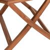 ΤΡΑΠΕΖΙ ΠΟΛΥΓΩΝΟ ΠΤΥΣΣΟΜΕΝΟ KARLIN HM6618 ΞΥΛΟ TEAK ΣΕ ΦΥΣΙΚΟ ΧΡΩΜΑ 120x120x75Yεκ.