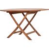 ΤΡΑΠΕΖΙ ΠΟΛΥΓΩΝΟ ΠΤΥΣΣΟΜΕΝΟ KARLIN HM6618 ΞΥΛΟ TEAK ΣΕ ΦΥΣΙΚΟ ΧΡΩΜΑ 120x120x75Yεκ.