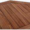 ΤΡΑΠΕΖΙ ΠΟΛΥΓΩΝΟ ΠΤΥΣΣΟΜΕΝΟ KARLIN HM6618 ΞΥΛΟ TEAK ΣΕ ΦΥΣΙΚΟ ΧΡΩΜΑ 120x120x75Yεκ.