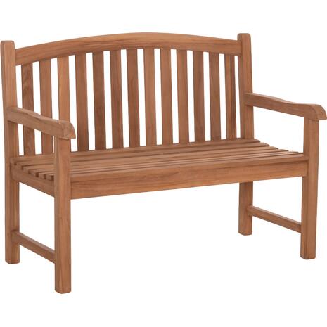 ΠΑΓΚΑΚΙ ΚΗΠΟΥ 2ΘΕΣΙΟ ELENA HM6651 ΞΥΛΟ TEAK--ΦΥΣΙΚΟ 120x60x95Υεκ.