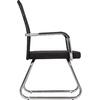 ΚΑΡΕΚΛΑ ΕΠΙΣΚΕΠΤΗ STED HM1232.01 ΜΑΥΡO MESH--ΠΟΔΙΑ/ΜΠΡΑΤΣΑ ΧΡΩΜΙΟΥ 55x59x89Υεκ (σετ 2 τεμαχίων)